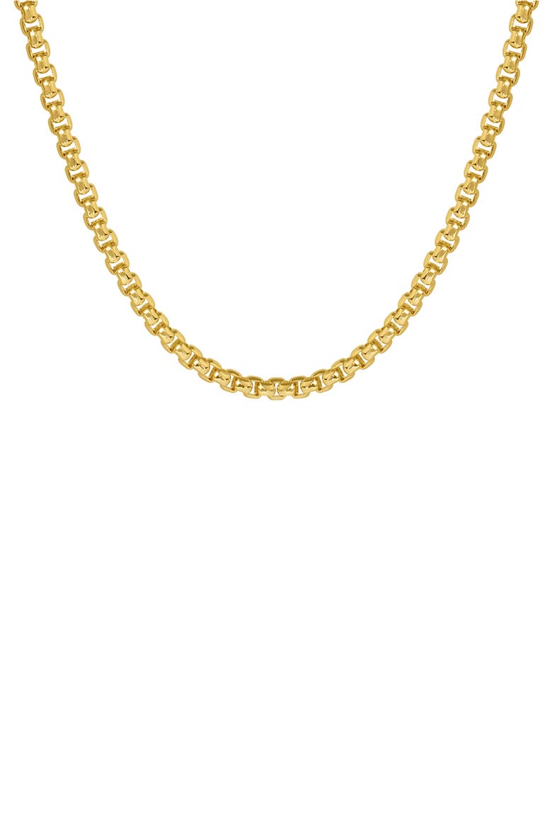 Softbox Chain Necklace, Main, color, GOLD