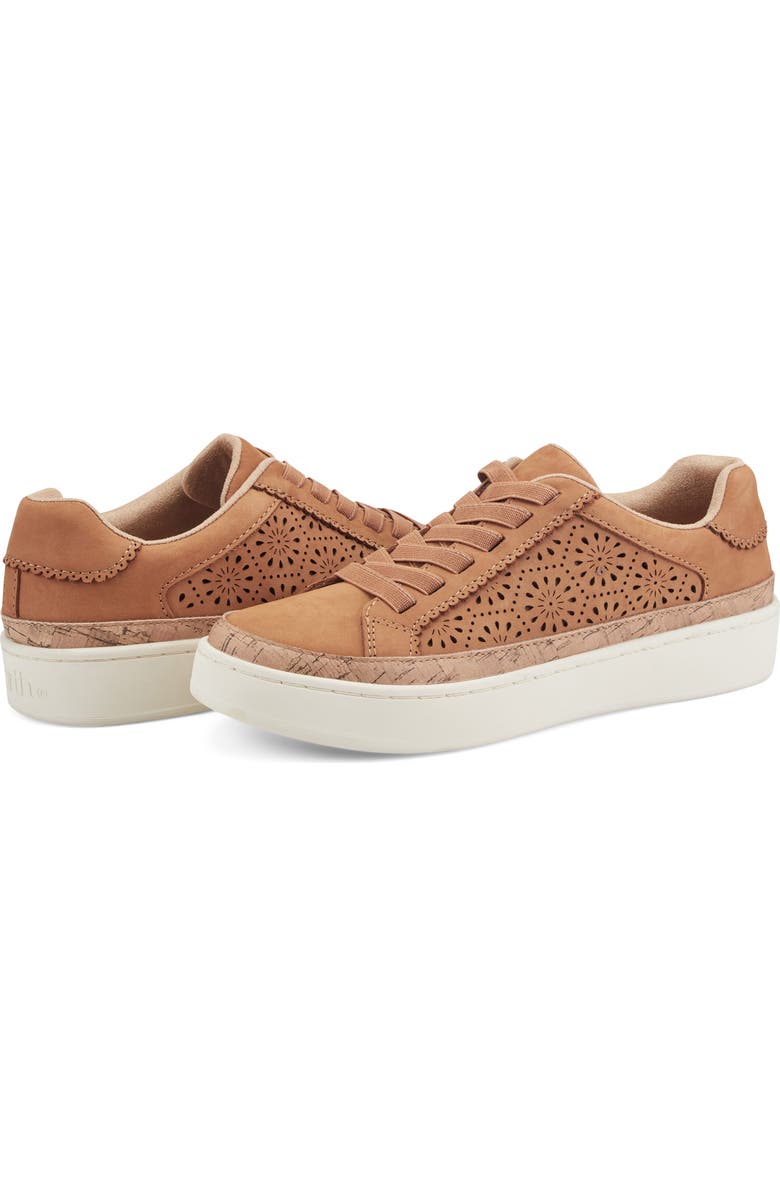 Earth<sup>®</sup> Kristal Laser Cut Platform Sneaker, Alternate, color, Medium Natural