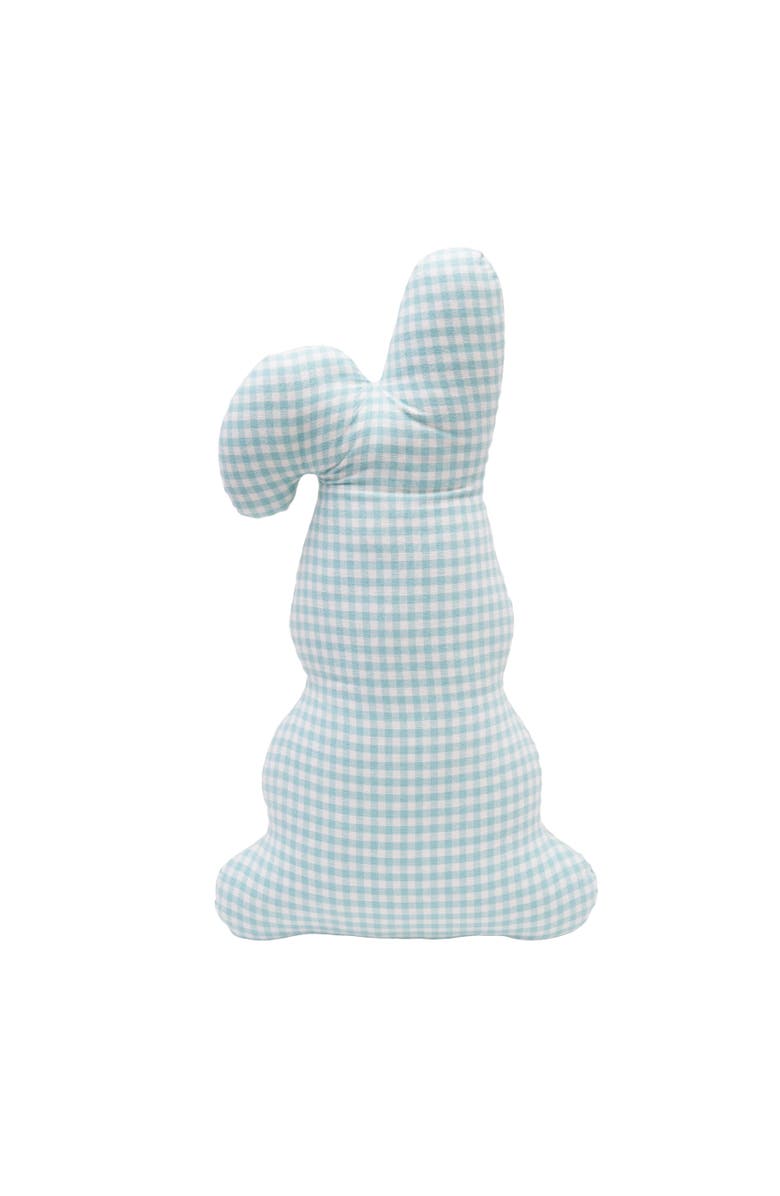 C&F Home Easter Blossom Bunny Shaped Cotton Blend Mini Accent Pillow 8" x 18", Alternate, color, White