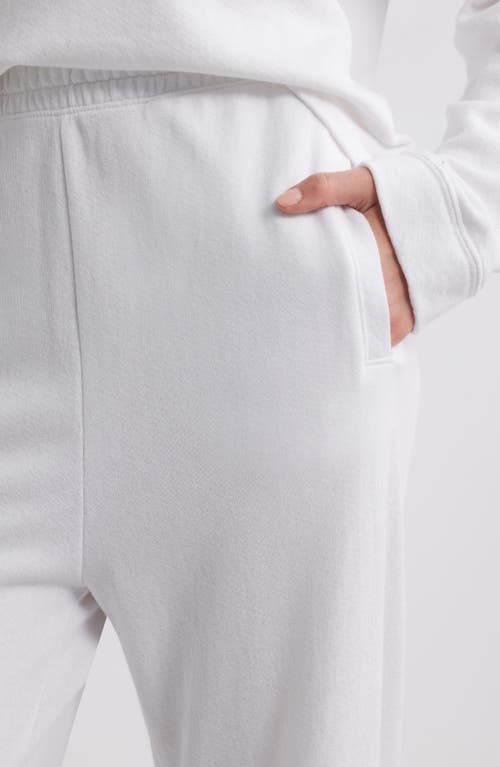 The Great . The Victory Cotton Sweatpants In True White