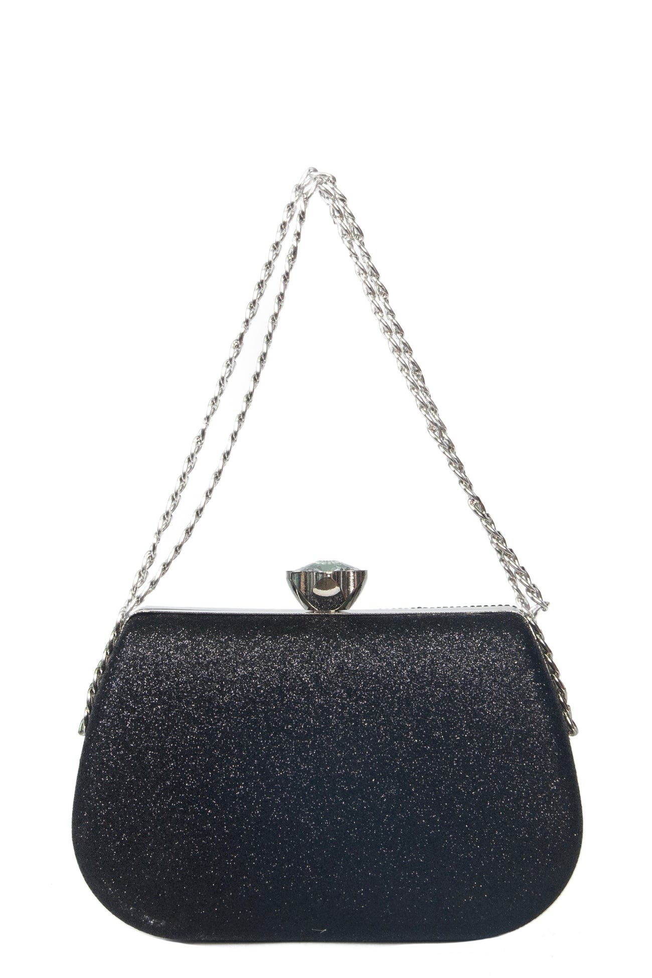 Lauren Lorraine Sammie Clutch, Alternate, color, Black