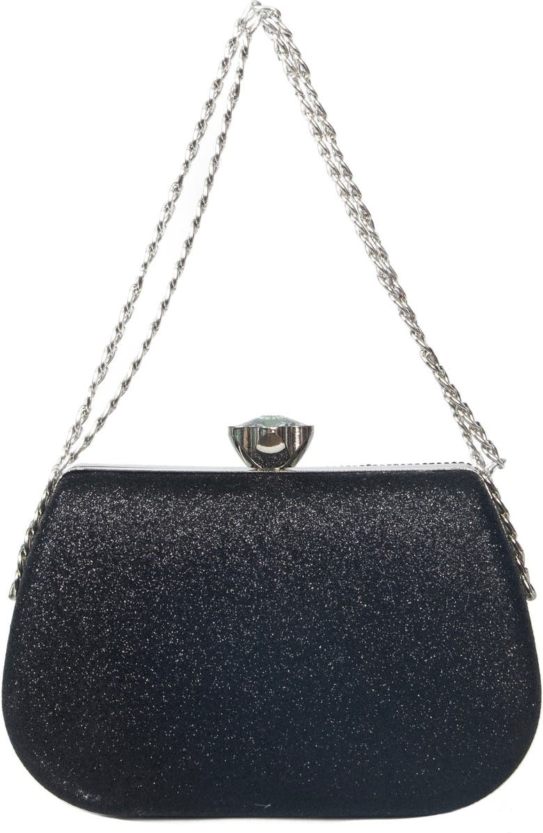 Lauren Lorraine Sammie Clutch, Alternate, color, Black