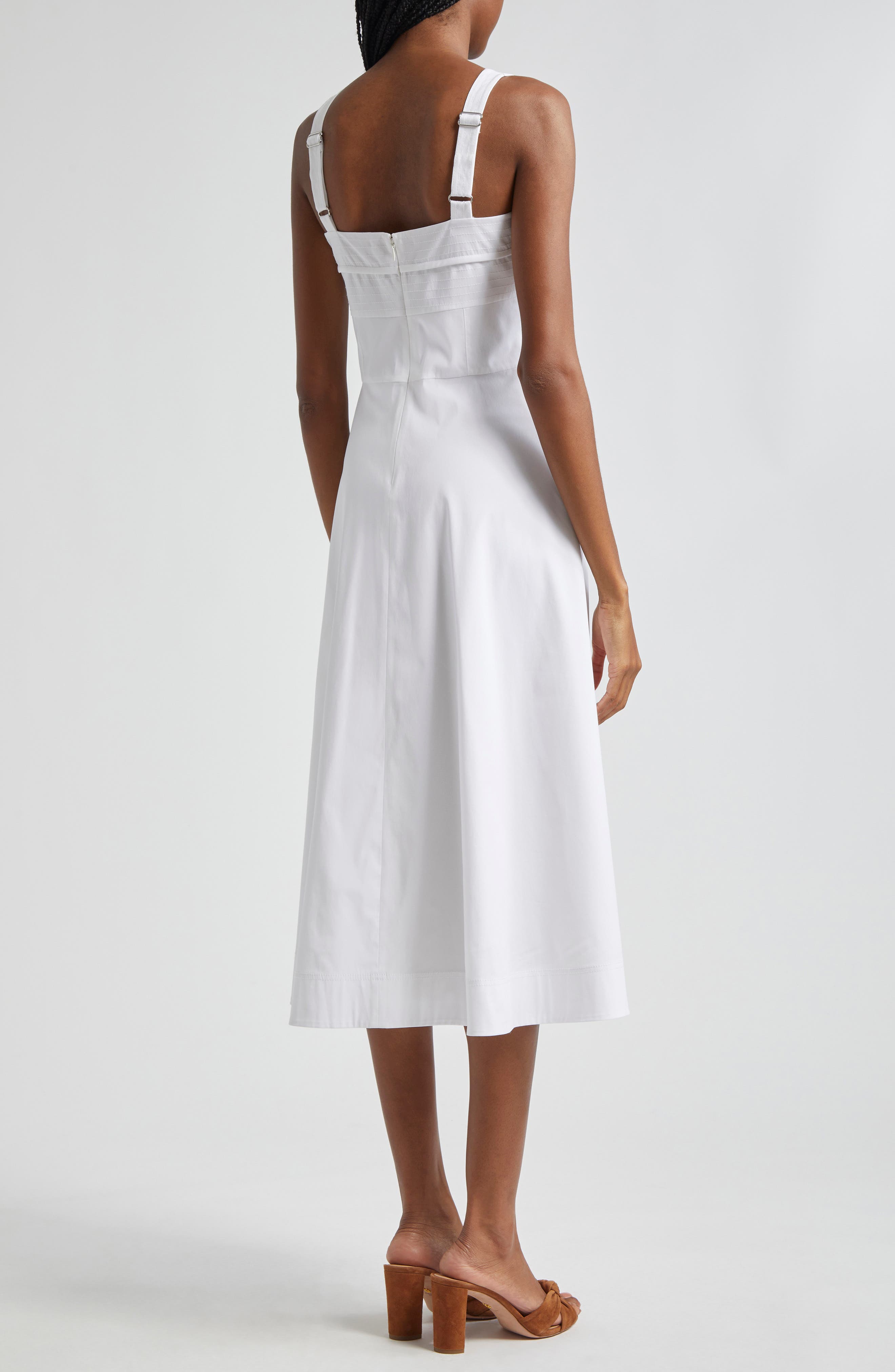 Aila Cotton Blend Midi Sundress - image 2