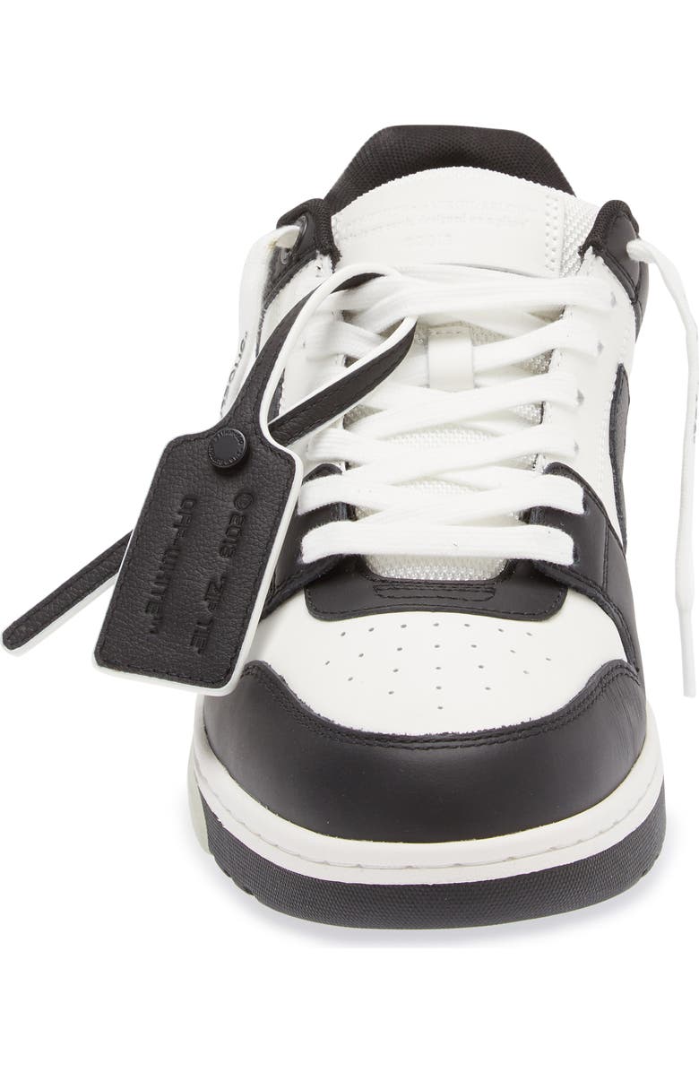 Off-White Out of Office Low Top Sneaker, Alternate, color, White/Black