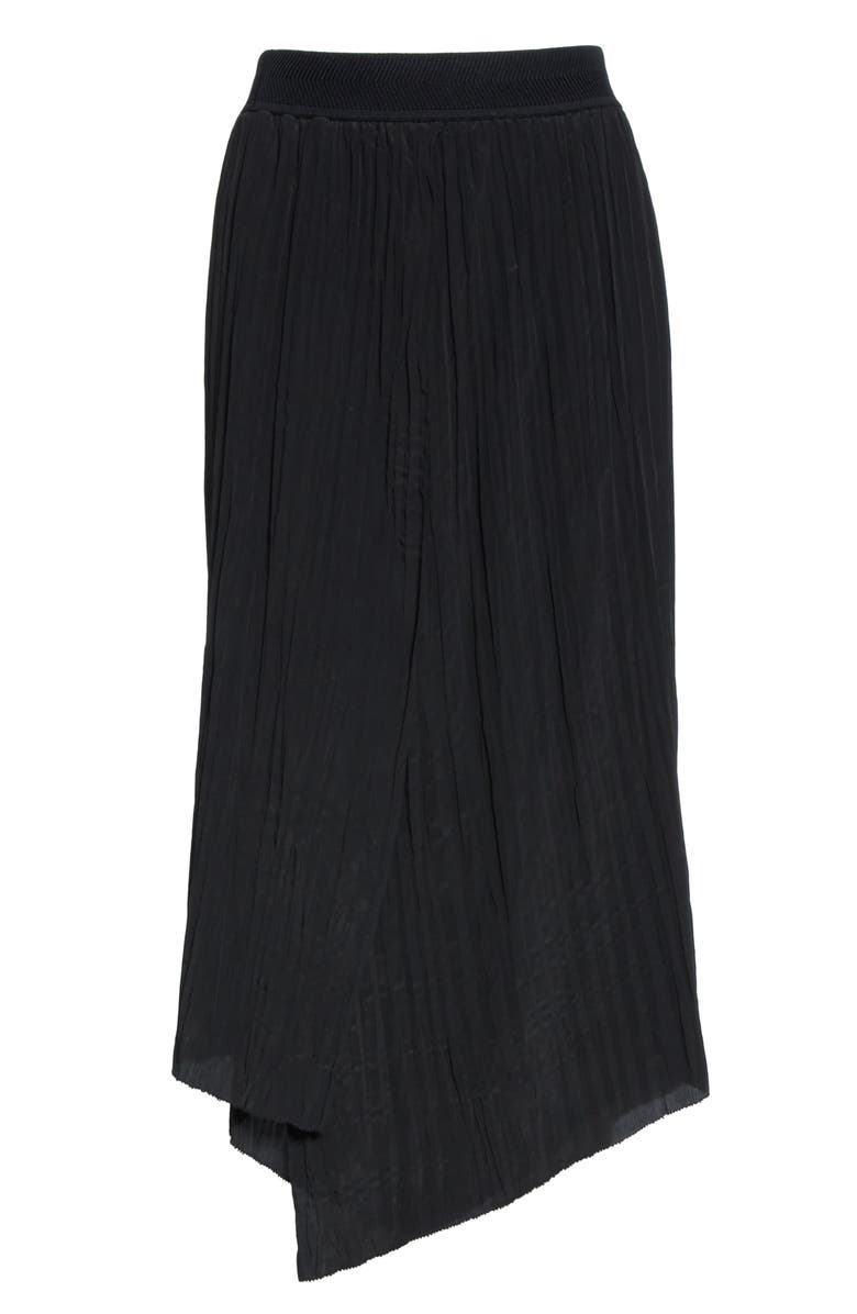 Vince Crinkle Pleated Asymmetrical Skirt, Alternate, color,
