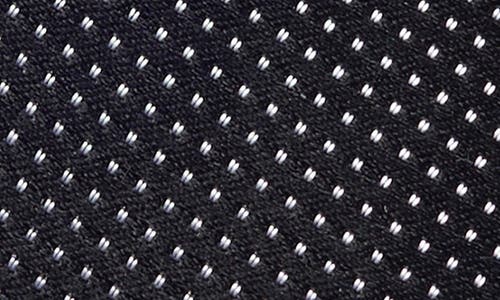 Duchamp Woven Dot Silk Tie In Black