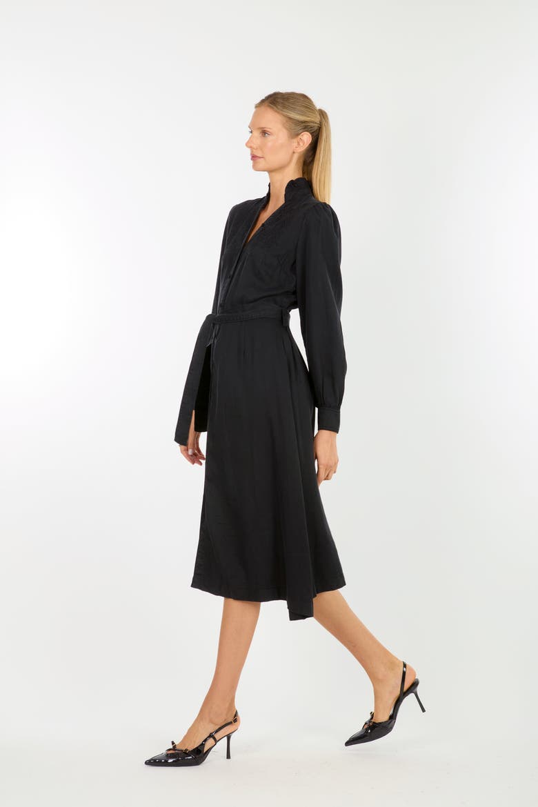 Kennedy Midi Dress, Alternate, color, Black