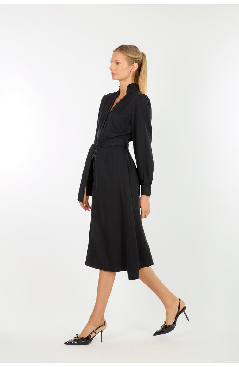 Super Natural by Secret Mission Kennedy Midi Dress, Alternate, color, Black