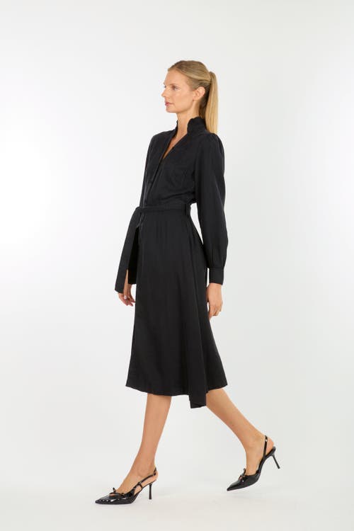 Super Natural By Secret Mission Kennedy Midi Dress In Black