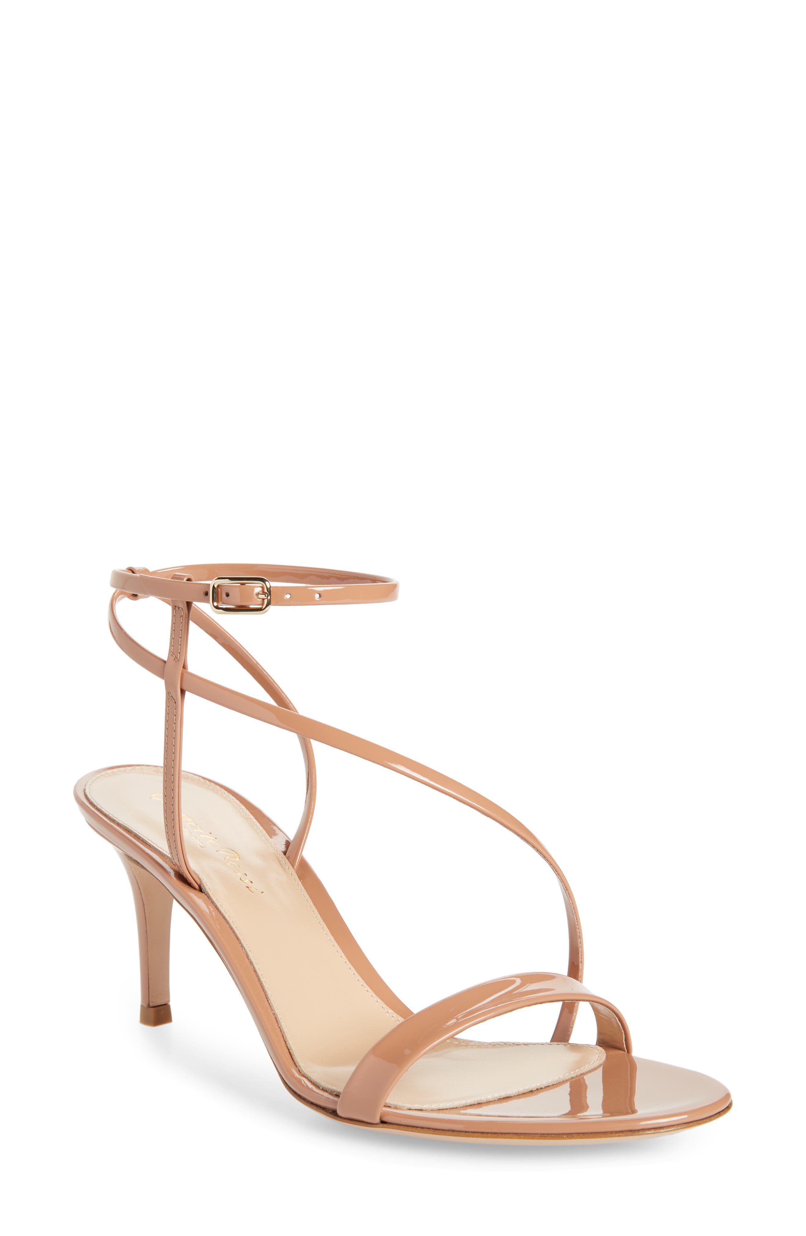 Strappy Sandal, Main, color, PRALINE BEIGE