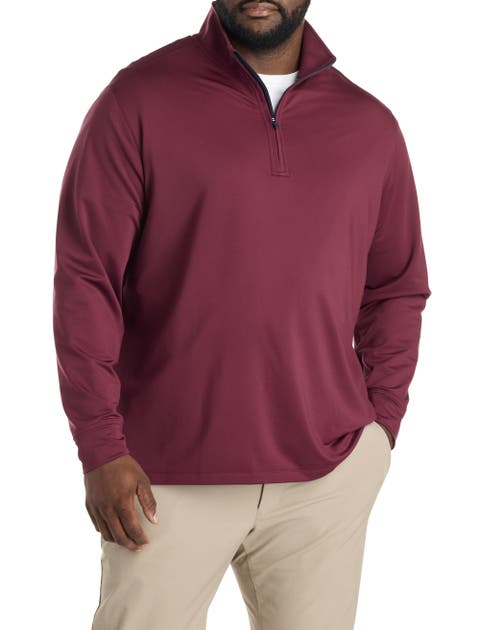 Big & Tall Clubhouse Performance 1/4-Zip Pullover