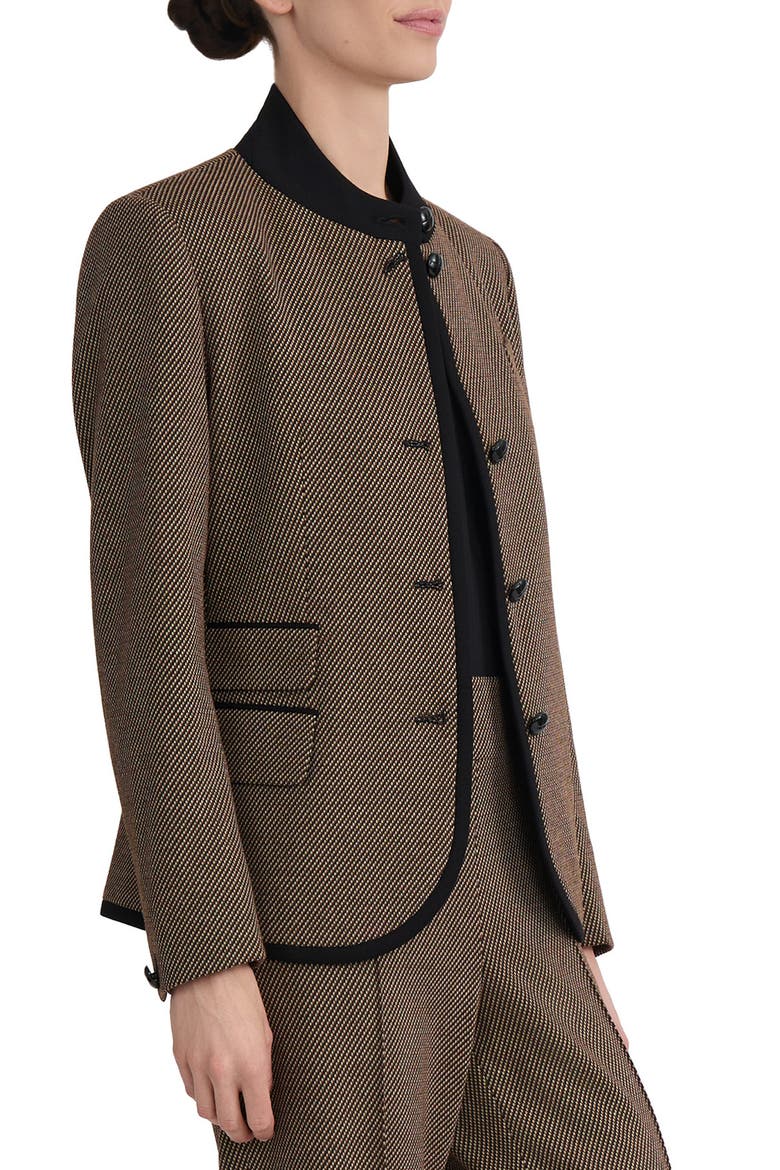 Military Jacket with Flap Pockets, Alternate, color, NT CAM MLT/JBLK
