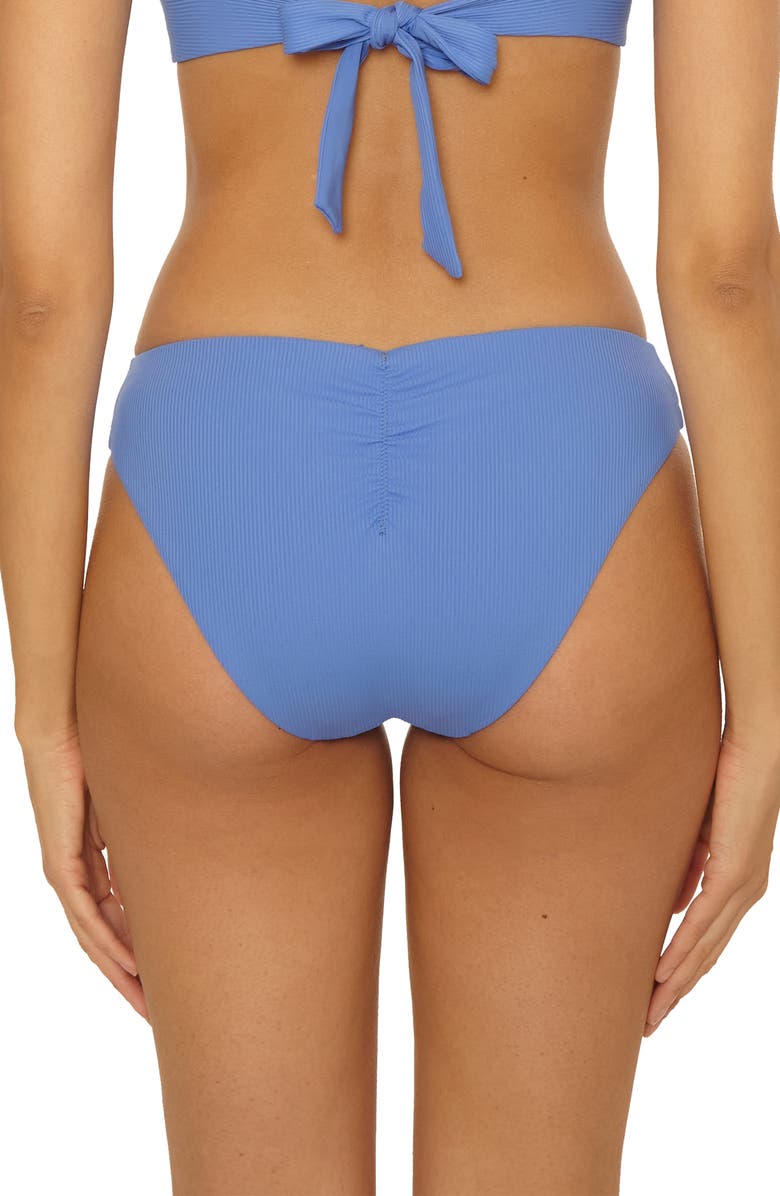 Becca Modern Edge Adela Hipster Bikini Bottoms, Alternate, color, Coastal