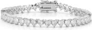 GLAZE JEWELRY Heart Tennis Bracelet