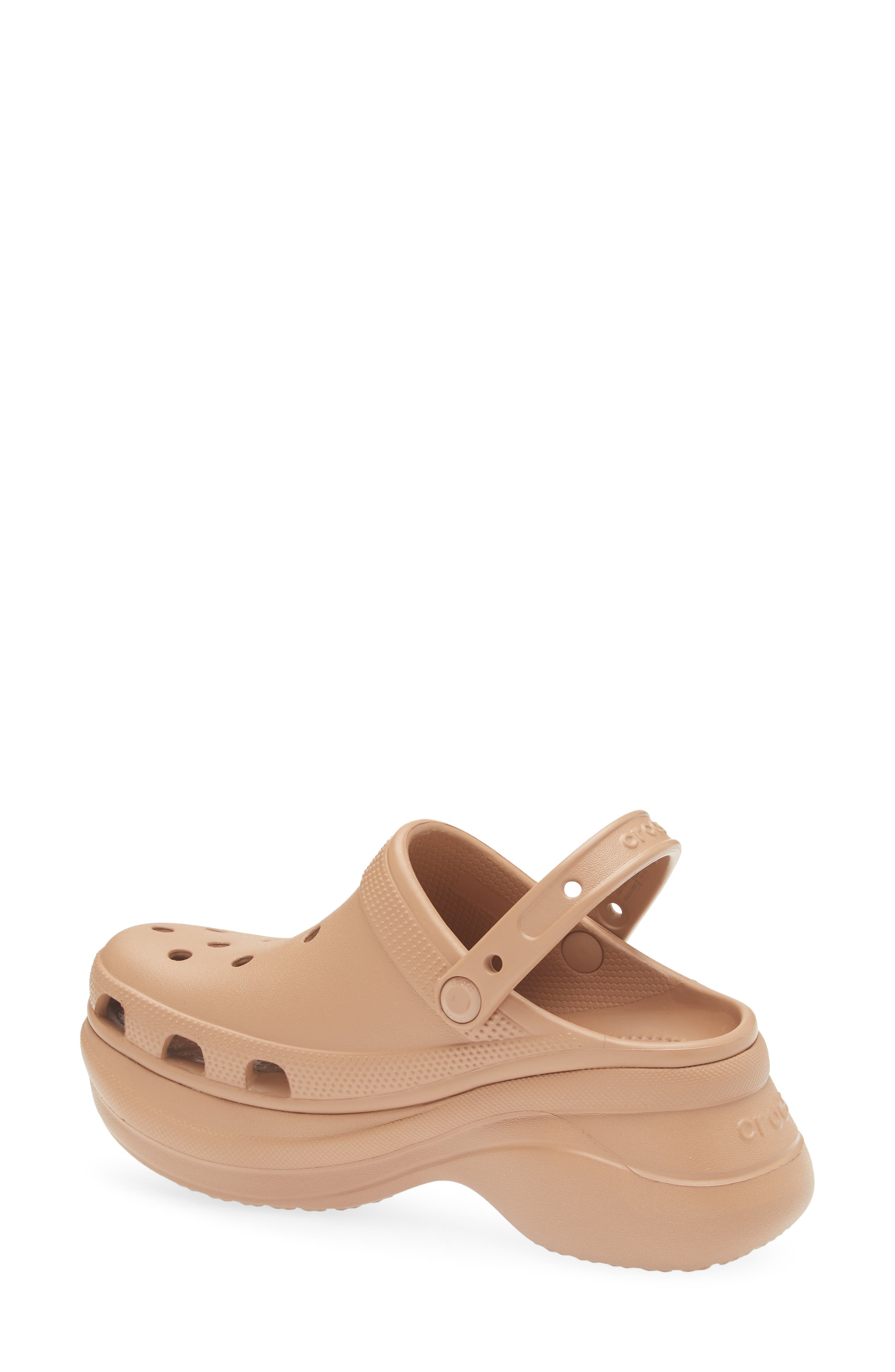 CROCS Classic Bae Platform Clog, Alternate, color, Milk Chocolate