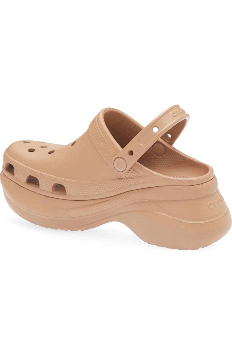 CROCS Classic Bae Platform Clog, Alternate, color, Milk Chocolate