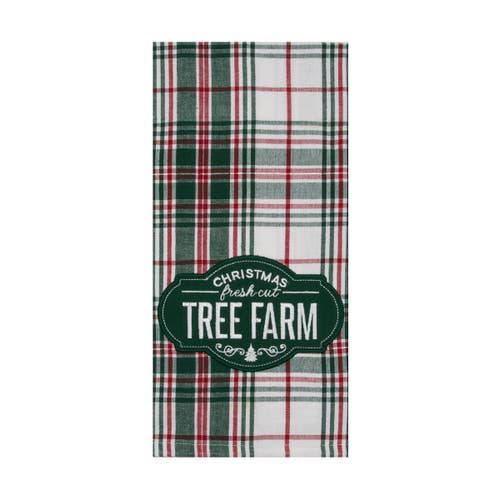 C & F Home C&f Home Christmas Tree Farm Towel In Green