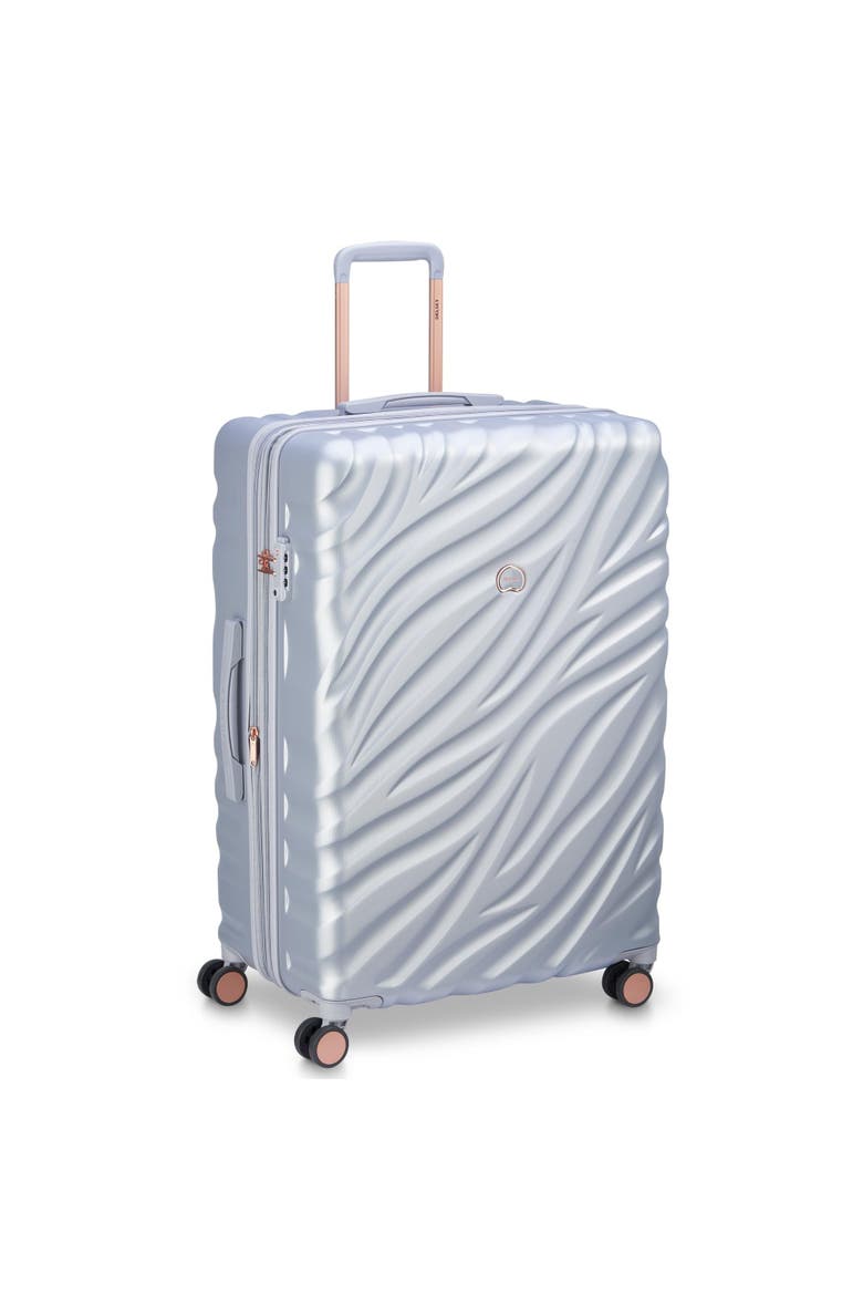 Delsey Alexis Lightweight Luggage Checked Large, Main, color, Platinum/Rose Gold