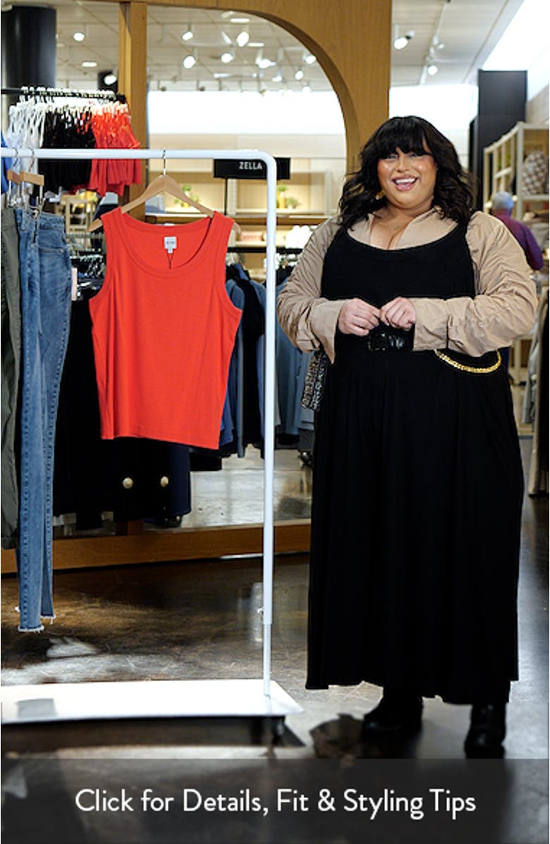 Perfect Knit Rib Scoop Neck Tank, sales video thumbnail