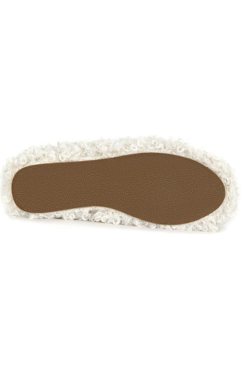 AZALEA WANG Darwin Faux Shearling Clog, Alternate, color, Cream