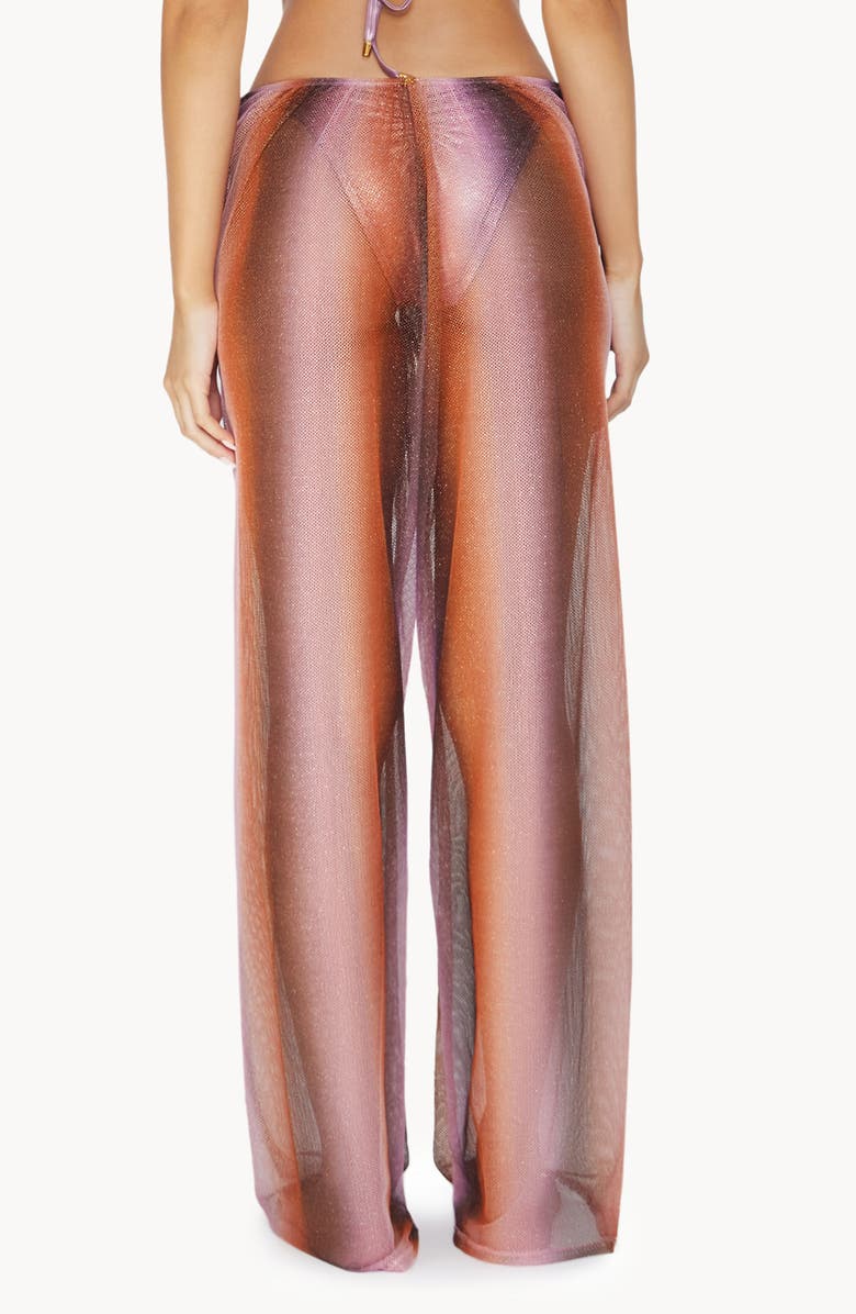 PQ SWIM Waverly Tie Waist Mesh Cover-Up Pants, Alternate, color,