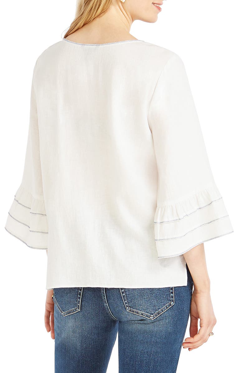 NIC+ZOE Tangier Trumpet Sleeve Top, Alternate, color,