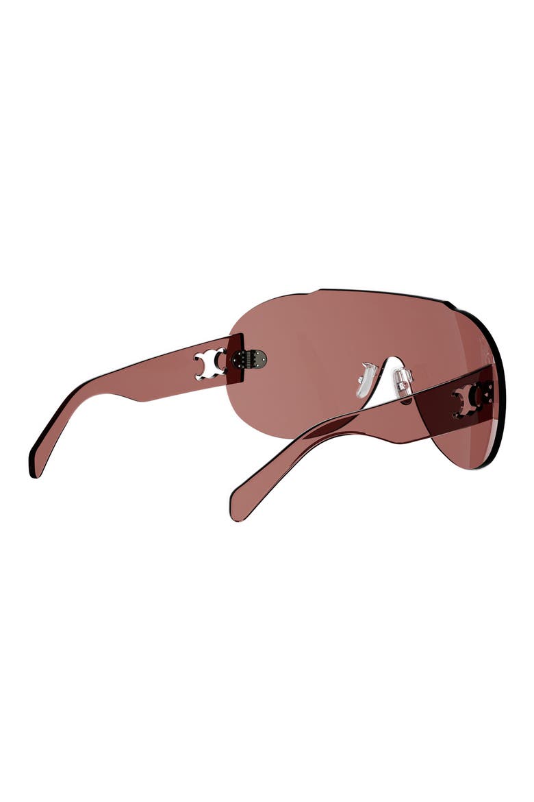 Dfil 130mm Shield Mask Sunglasses, Alternate, color, SHINY BORDEAUX / BORDEAUX