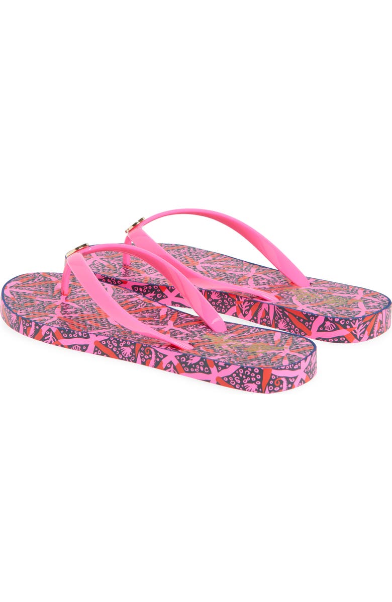 Lilly Pulitzer<sup>®</sup> Pool Flip Flop, Alternate, color,