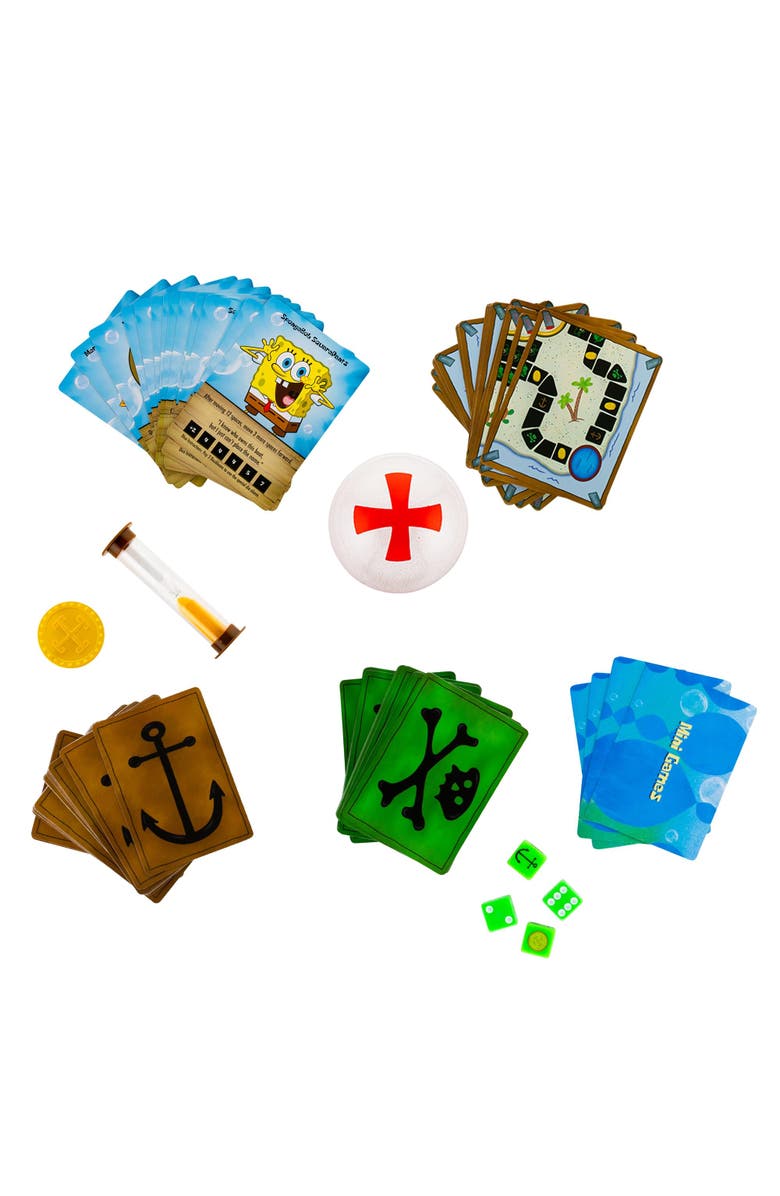 Toynk Nickelodeon SpongeBob SquarePants Flying Dutchman's Treasure Hunt Board Game, Alternate, color, Multi-Color