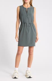 Z by Zella Venture Sleeveless Front Zip Utility Dress