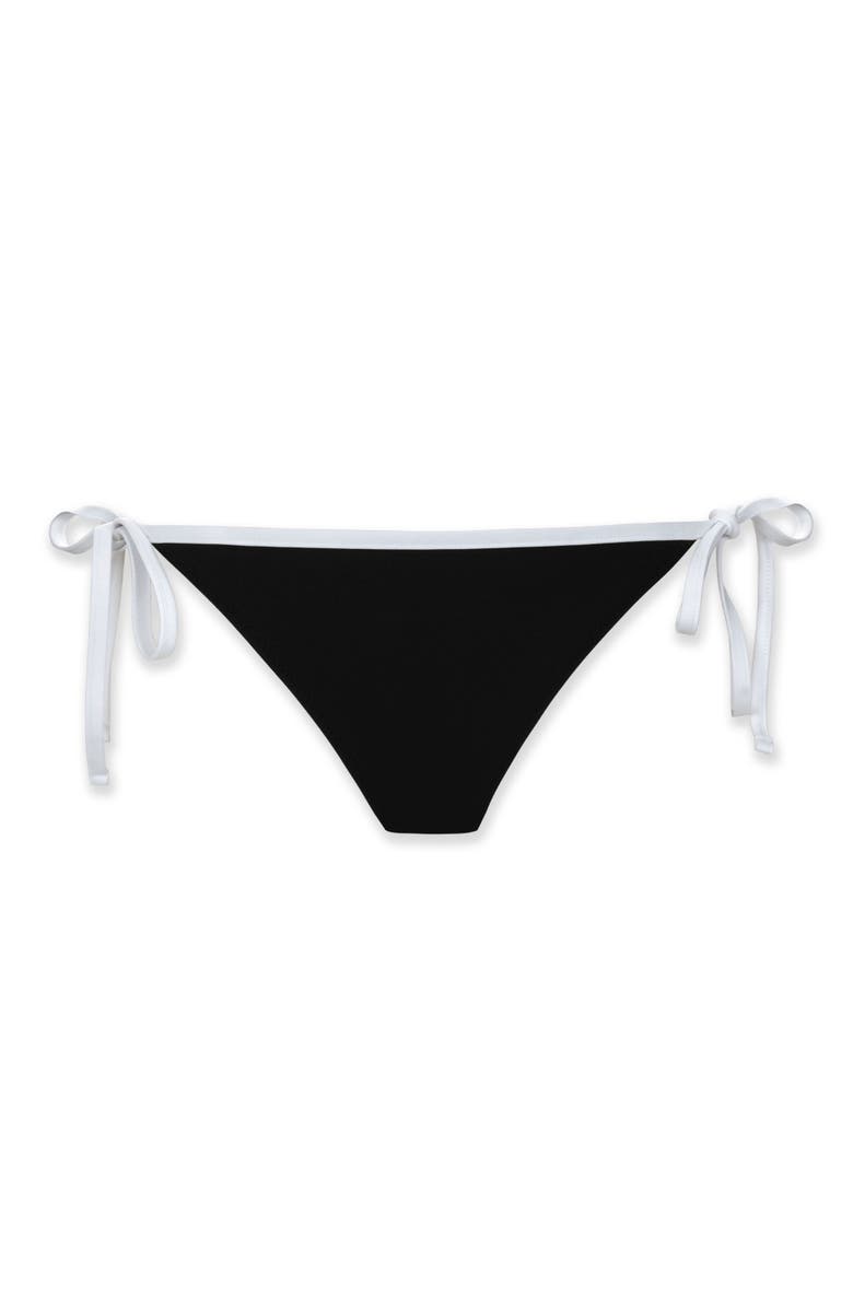 HELEN JON String Bottom With Binding, Alternate, color, Black White