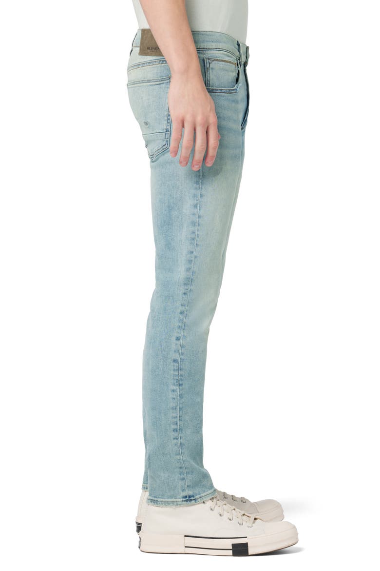 Men's Blake Slim Straight Fit Stretch Organic Cotton Jeans, Alternate, color, CENTRAL