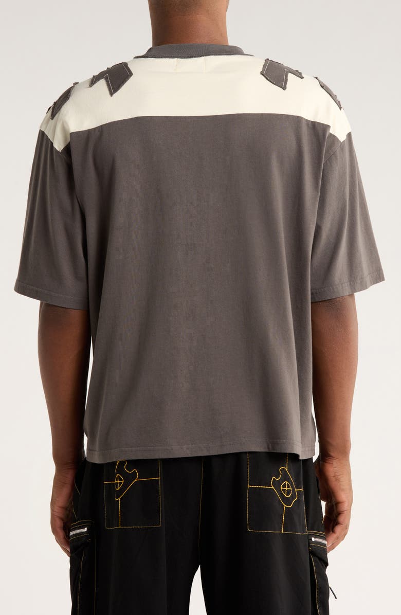 DIET STARTS MONDAY Yoke Cotton Graphic T-Shirt, Alternate, color, Vintage Black