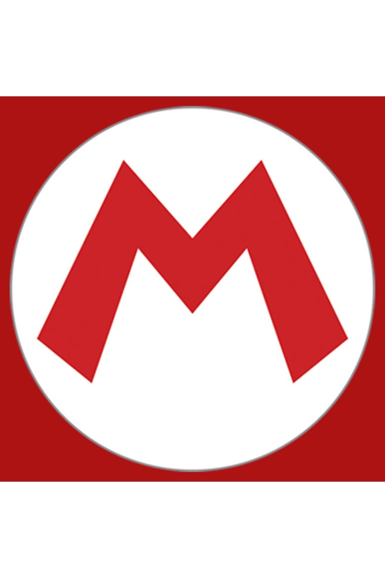 Boy's Nintendo Mario Circle Icon T-Shirt, Alternate, color, Red