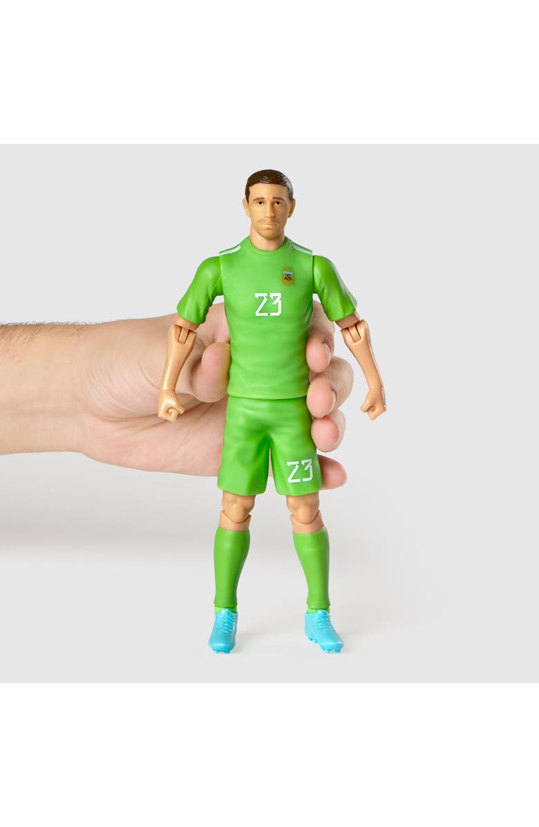 Banbo Toys SOCKERS Argentina AFA Emiliano Martinez 8" Collectible Soccer Action Figure, Alternate, color, Blue