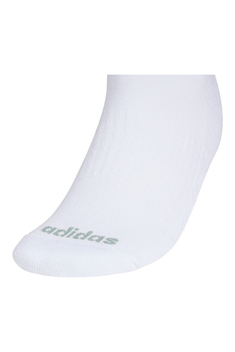 3-Stripe 4.0 3-Pack High Quarter Socks, Alternate, color, LIGHT GREEN