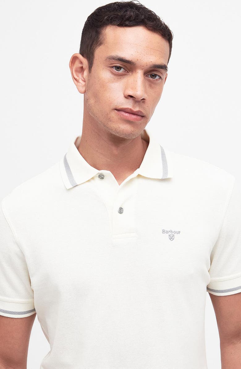 Barbour Newbridge Polo, Alternate, color, Ecru