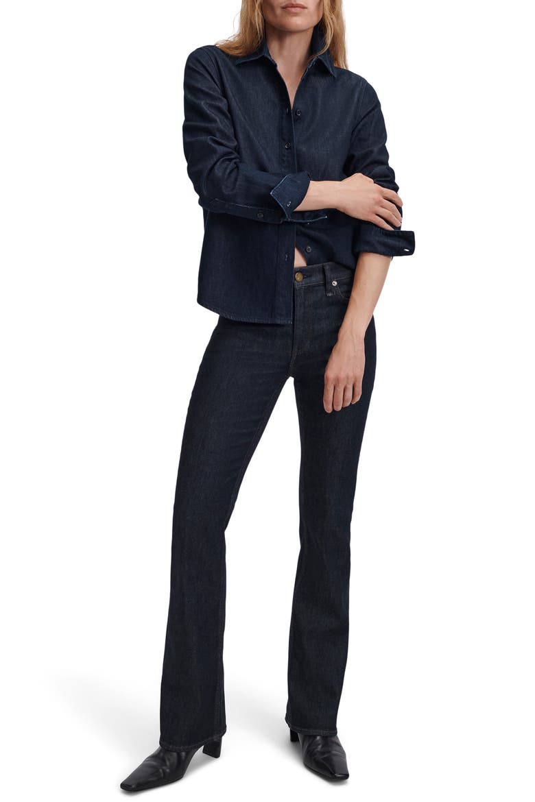 Dayton Shirt, Alternate, color, DARK RINSE