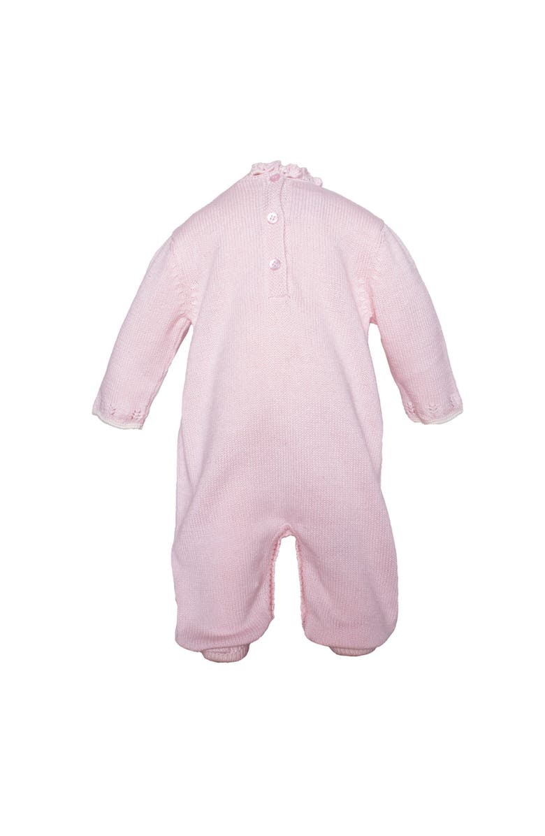 Cuclie Rosette Knit Footie, Alternate, color,