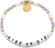 Little Words Project Ride or Die Beaded Stretch Bracelet