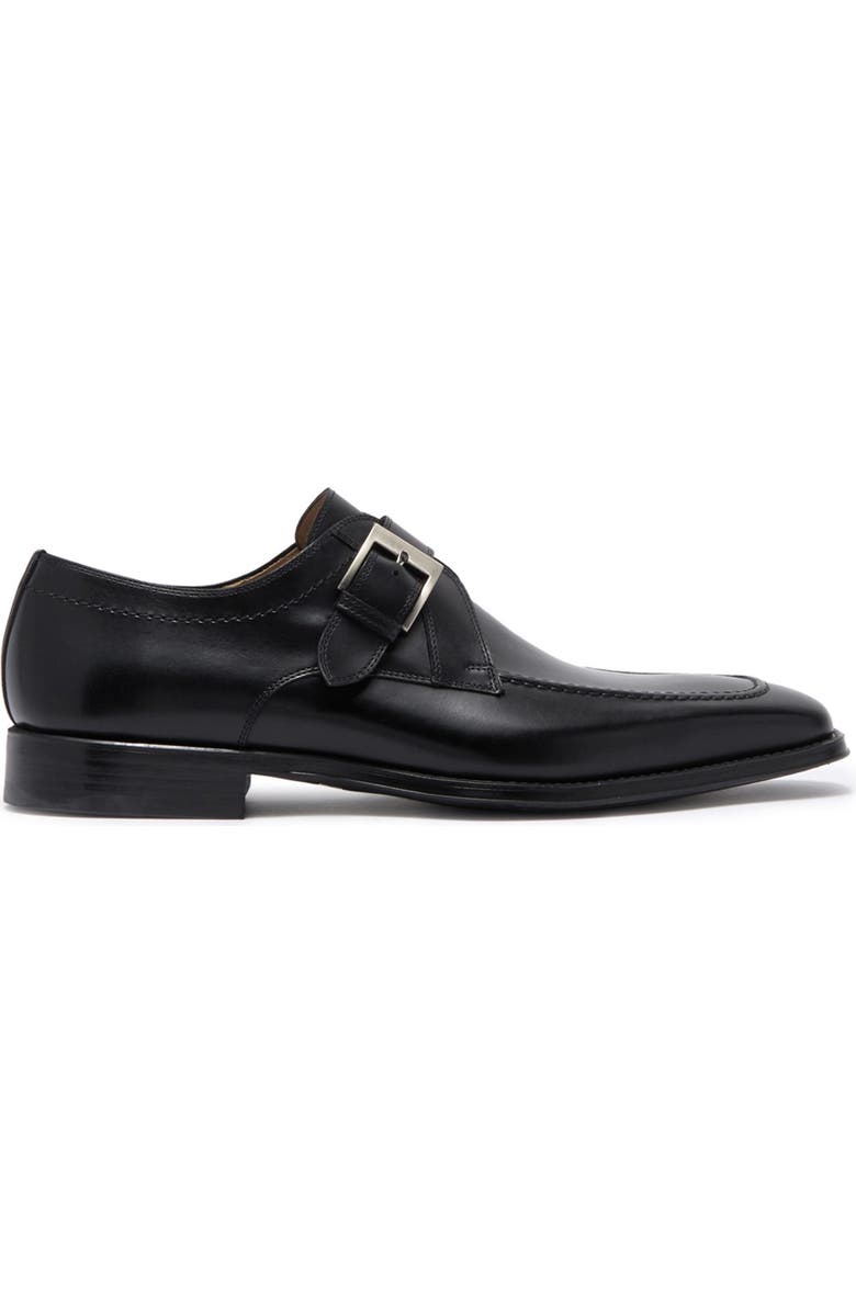 Magnanni Mauricios Monk Strap Loafer - Wide Width Available, Main, color, Black