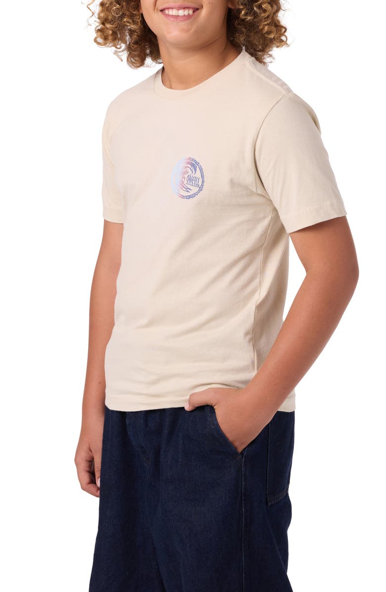O'Neill Kids' Artifact Cotton Graphic T-Shirt, Alternate, color, Light Khaki
