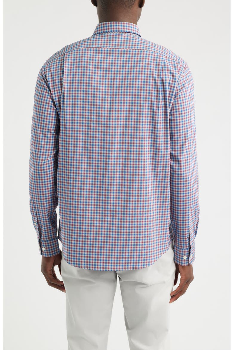 Chatham Gingham Performance Shirt, Alternate, color, GRAY