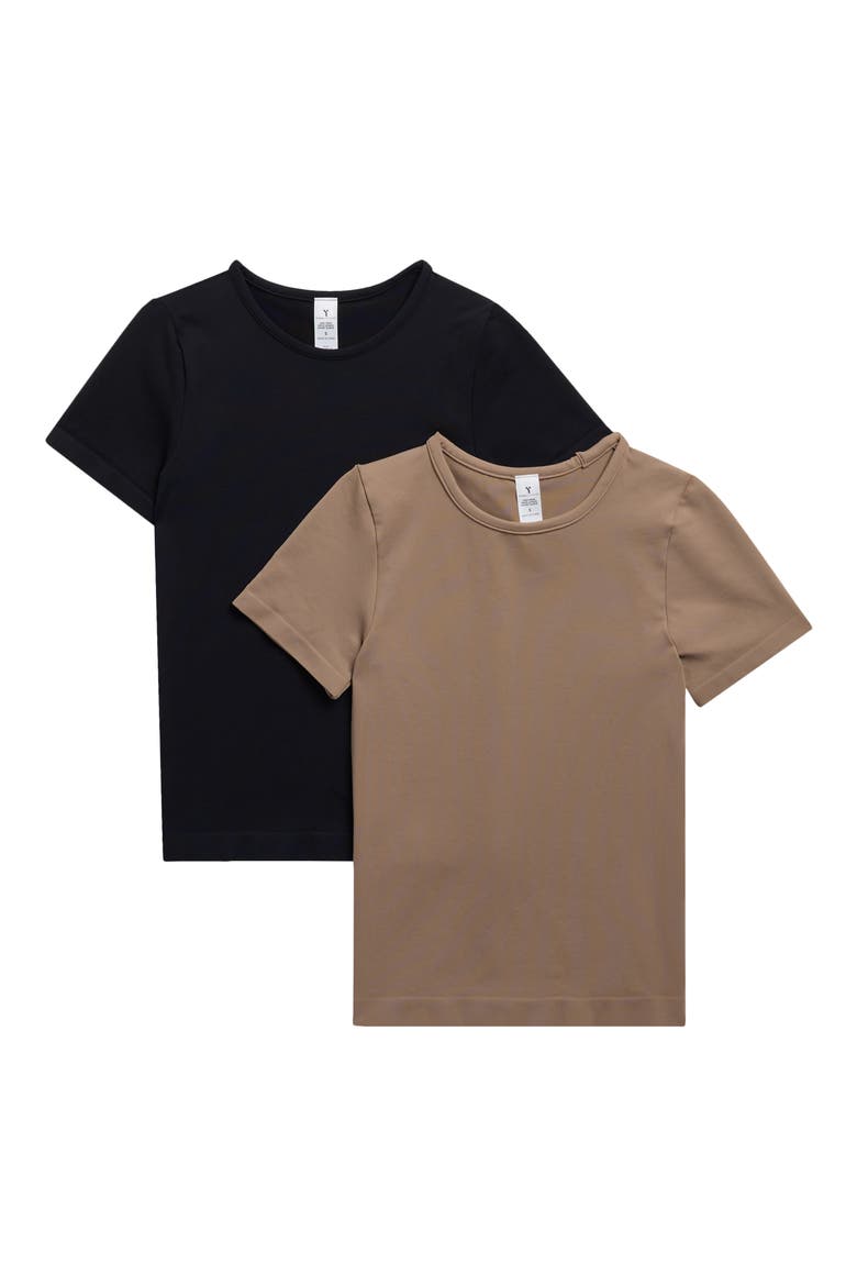 Assorted 2-Pack Skin T-Shirts, Main, color, MOUNTAIN TRAIL/ BLACK