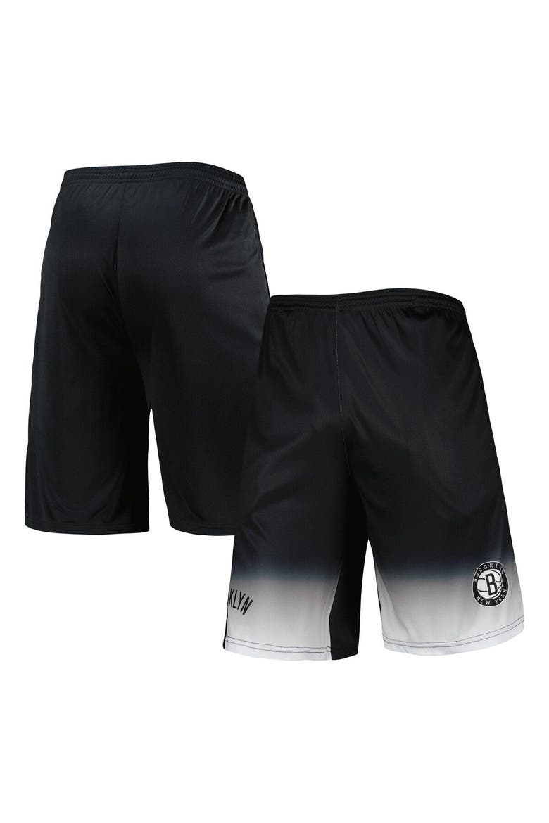 Men's Fanatics Branded Black Brooklyn Nets Fadeaway Shorts, Main, color, Black