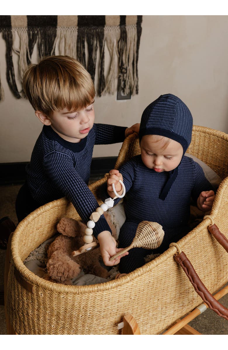 Ely's & Co. Looms Thin Stripe Collection - Toddler Set, Alternate, color, Navy/Blue