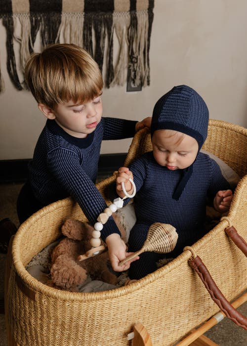 Ely's & Co. Looms Thin Stripe Collection In Blue