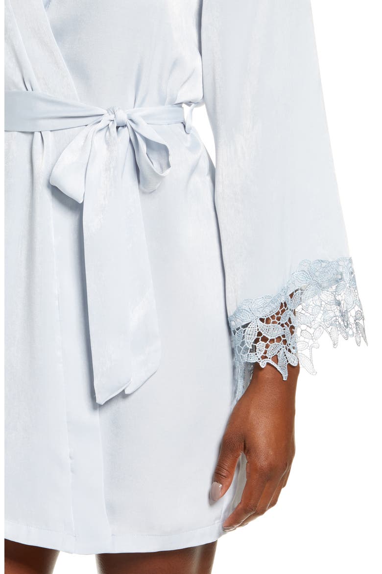 Know a Secret Satin Wrap Robe, Alternate, color, BLUE HAZE