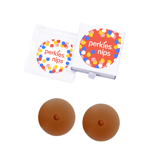 Perkies Nips Nipple Enhancers In Dark Nude