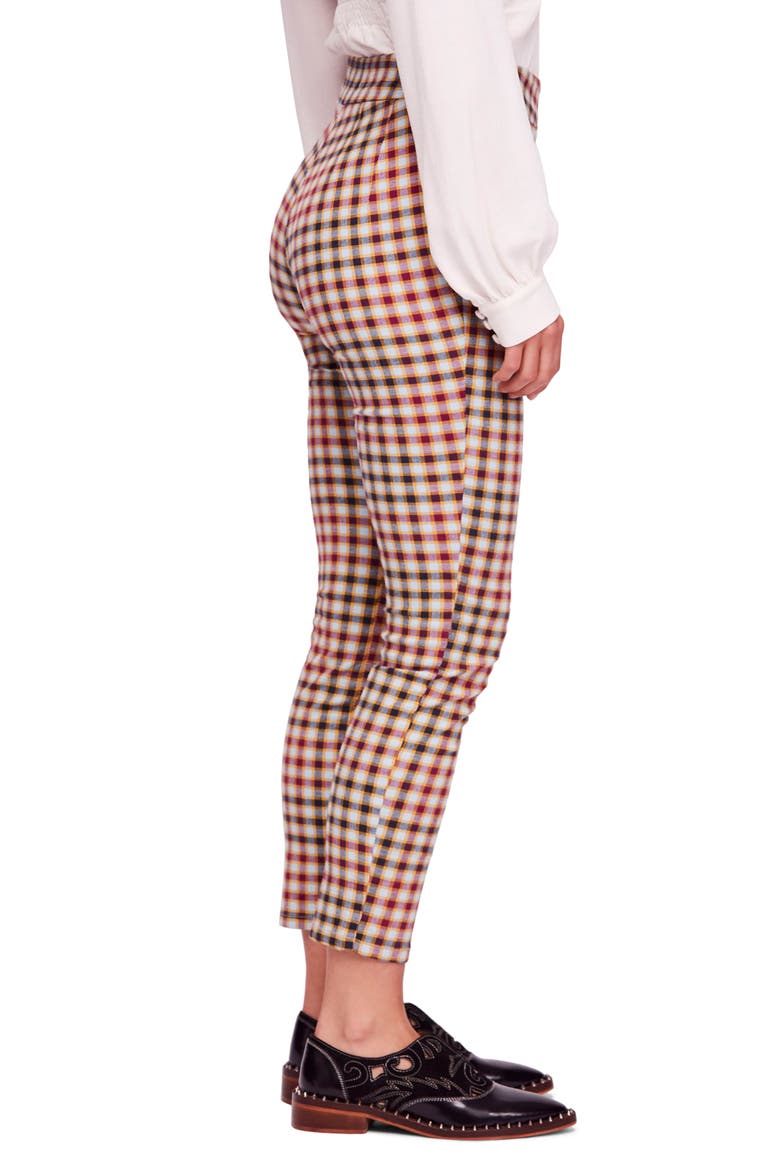 Ella Kick Skinny Trousers, Alternate, color, MINT